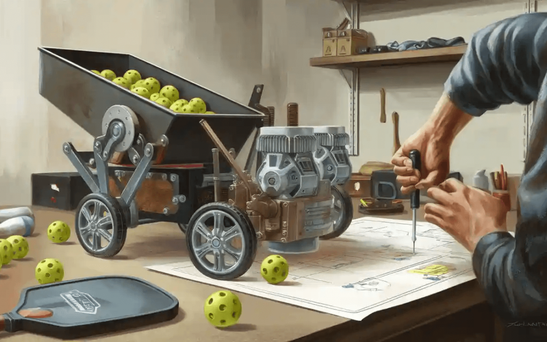 How to make a pickleball machine